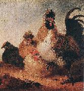 Rooster and Hens., Aelbert Cuyp